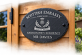 Personalised Shed Scottish Embassy Plaque