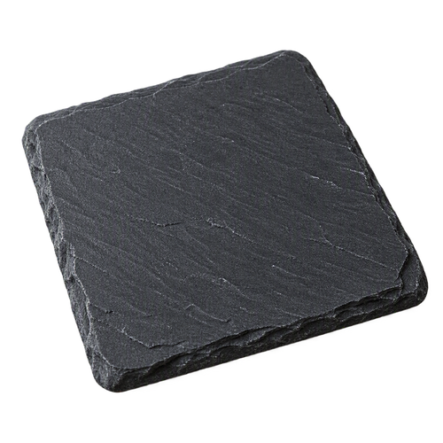 Grim Reaper Engraved Slate Coaster | Gothic Skull & Raven Design | Halloween Decor | Horror Fan Gift